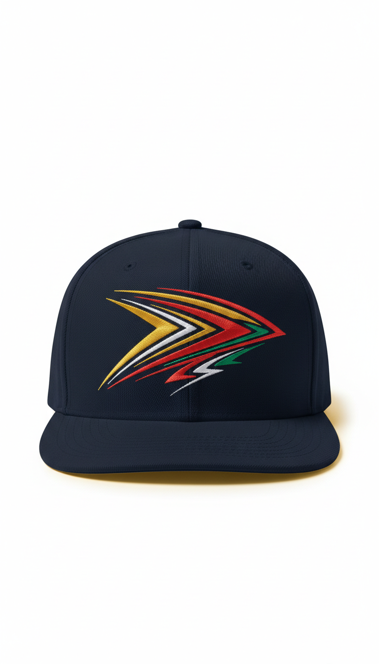 Graphic Snapback Hat Structured Fit